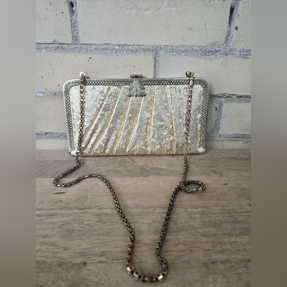 Vintage Gold Clutch